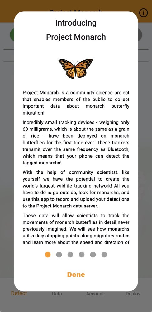 Read the introduction and tap Done