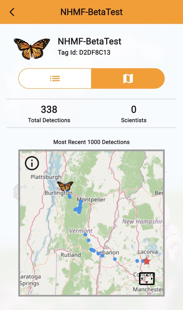 NHMF-BetaTest detection map